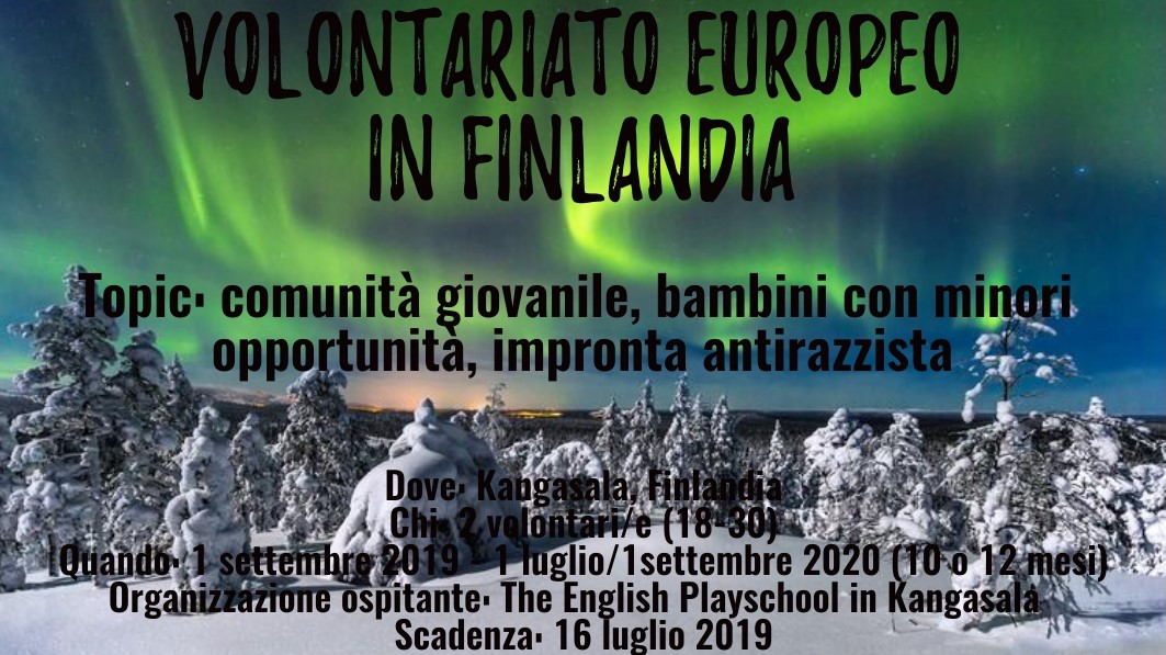 Volontariato Europeo in Finlandia
