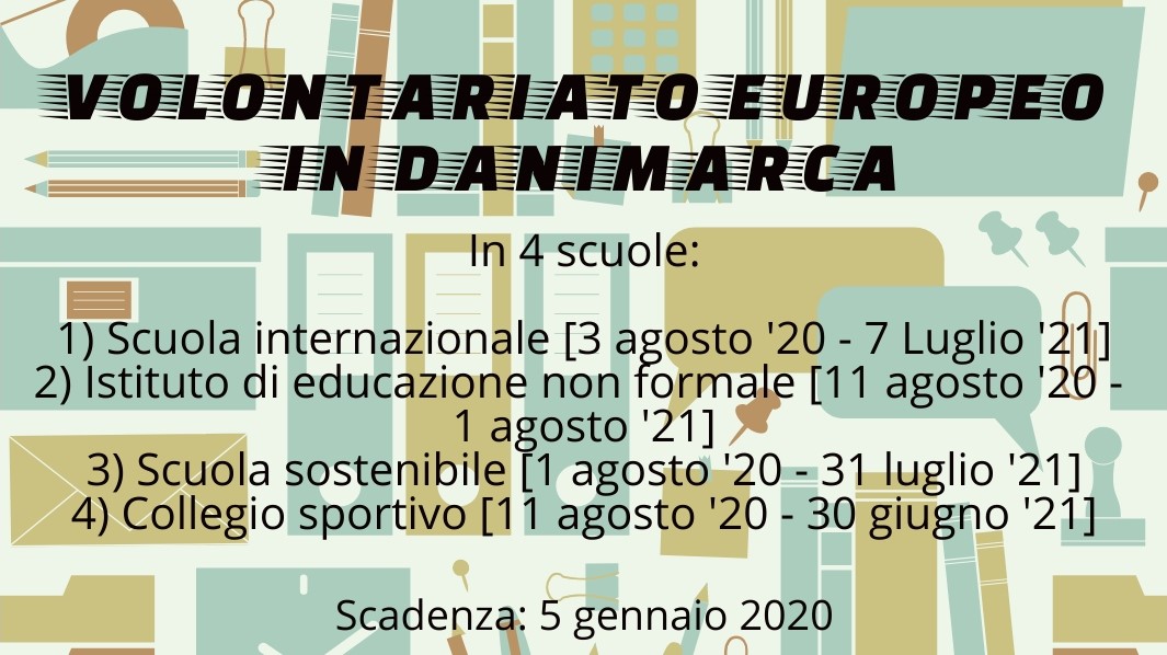 Volontariato Europeo in Danimarca