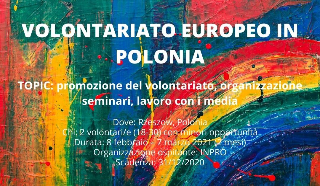 Volontariato Europeo in Polonia