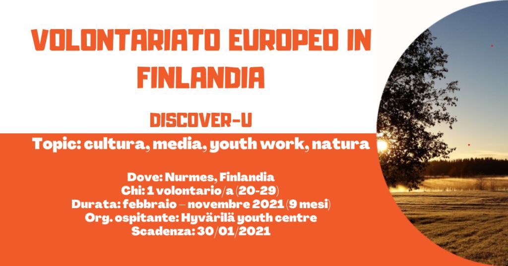 Volontariato Europeo in Finlandia