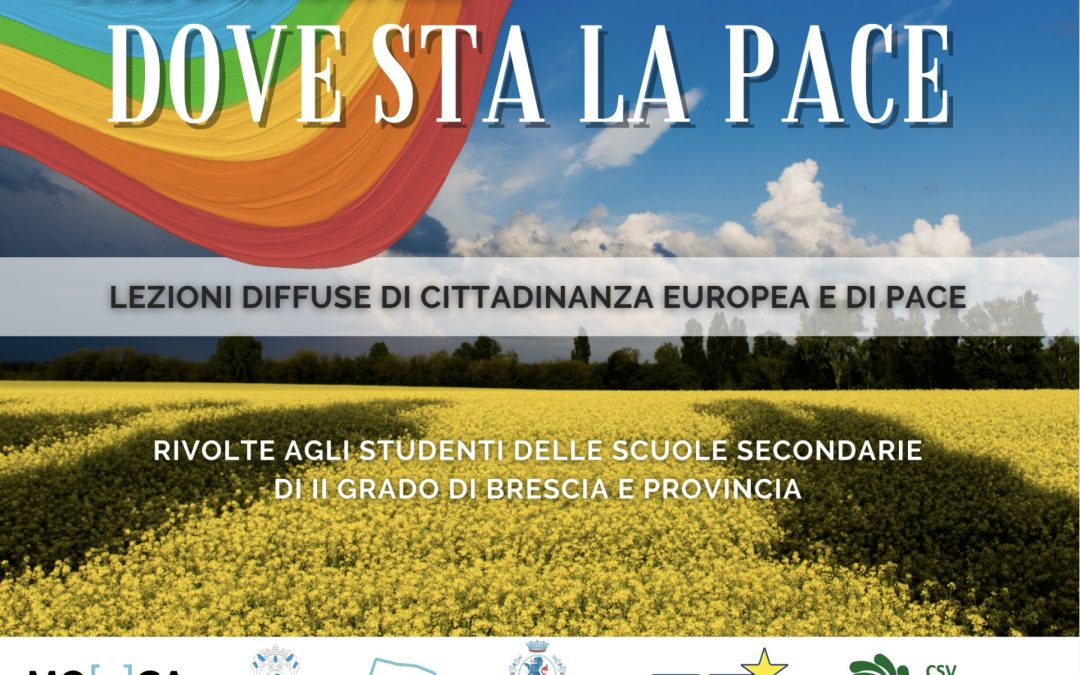 L’Italia ripudia la guerra: i giovani bresciani per la pace in Europa